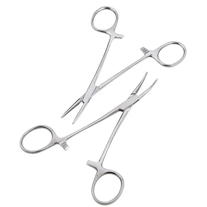 Pince hémostatique outil main 12.5-18cm pour décrocher poissons et soins matériel pêche