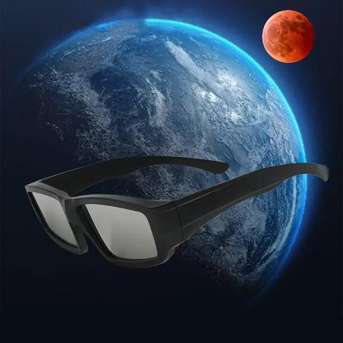 Lunettes éclipse solaire papier sécurité observation soleil protection UV pêche