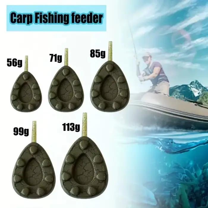 Set plombs camouflage pêche carpe 2 à 4 pièces pour une pêche efficace et discrète des grosses carpes