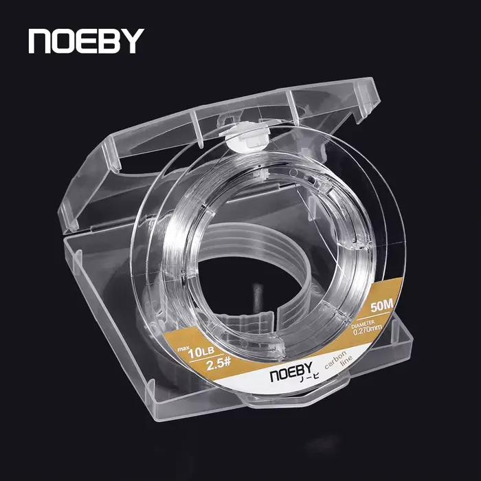 Ligne choc NOEBY 50m fluorocarbone fibre carbone - 6 à 65LB pour pêche en mer leader résistant
