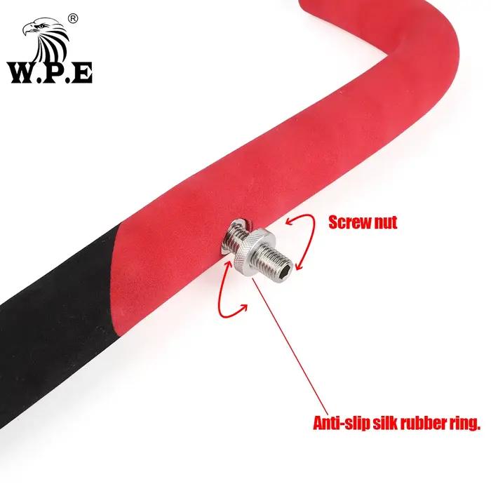 Support de canne à pêche feeder W.P.E réglable 26-60cm avec base EVA pour pêche au feeder confortable
