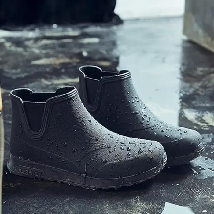 Bottes de pêche mode 2025 imperméables cheville plateforme pour couple été