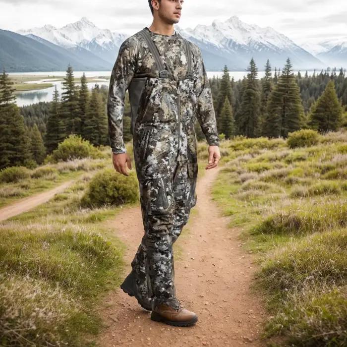 Salopette camouflage Incinerator Aerolite pour hommes - Chasse hiver sur mesure - Qualité pêche
