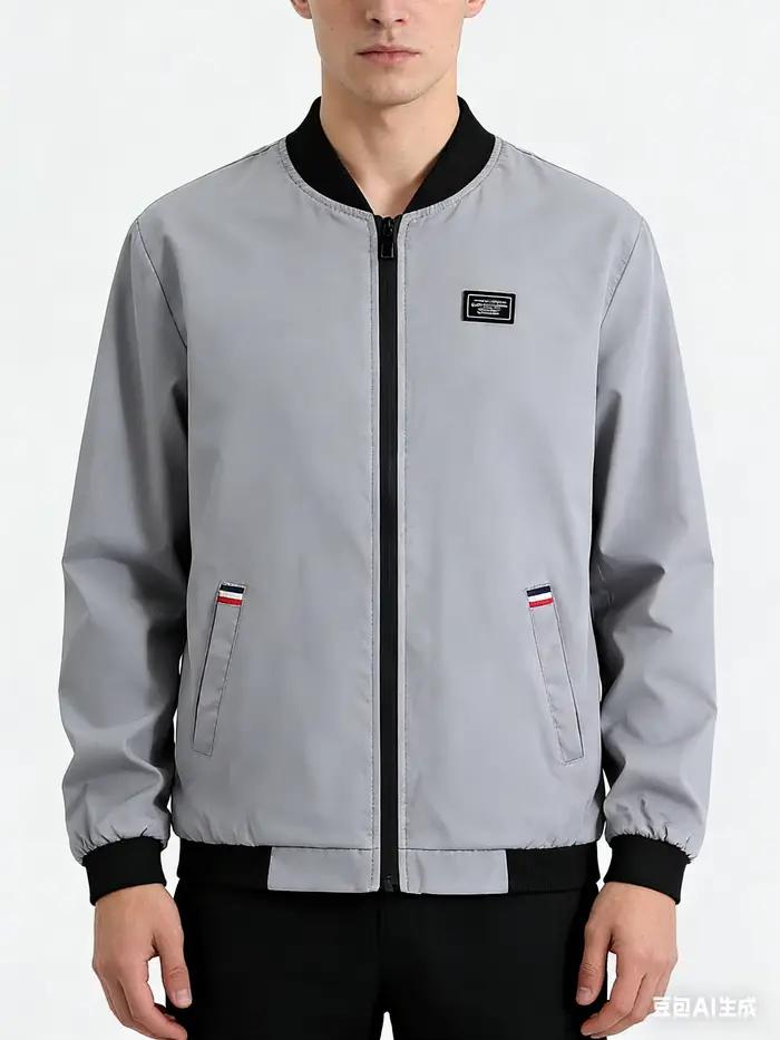 Veste décontractée homme pêche printemps automne coupe-vent zip confortable vêtements outdoor