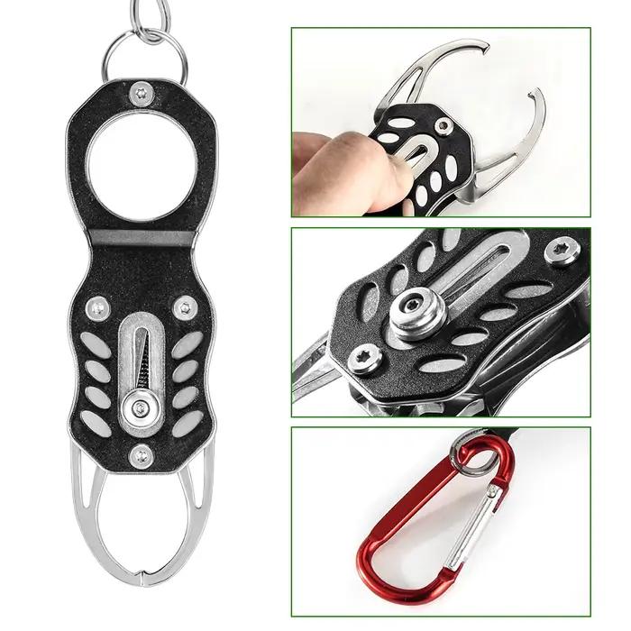 Pince à lèvres poissons acier inox 304 anti-rouille - Grippe poisson portable serrure professionnelle