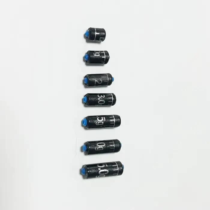 Kit plombs pêche 25 pièces 1.5g-5.0g plombs rapides règle accessoires leurres
