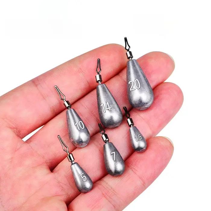 Plombs drop shot et têtes plombées pour leurres de 3.5g à 20g | Sinkers pour pêche aux leurres