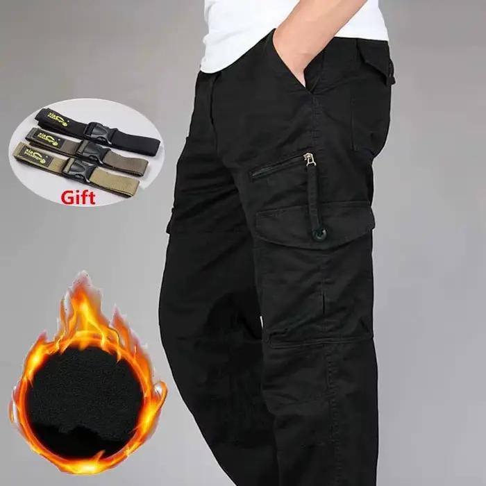 Pantalon cargo double épaisseur hiver - chaud pour pêche sur glace et conditions extrêmes