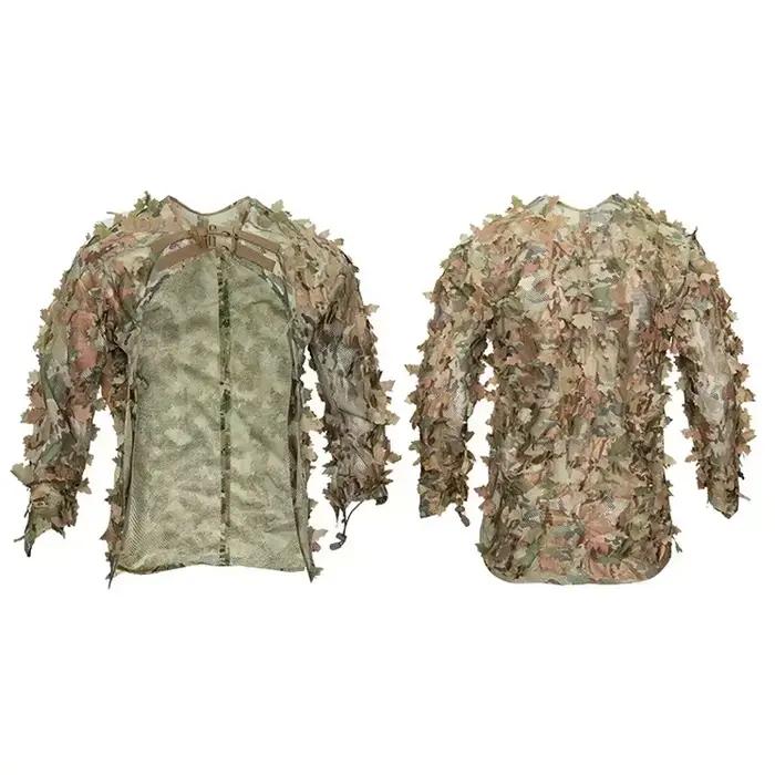 Robe camouflage Ghillie pour homme femme - tenue chasse pêche jungle feuilles extérieur