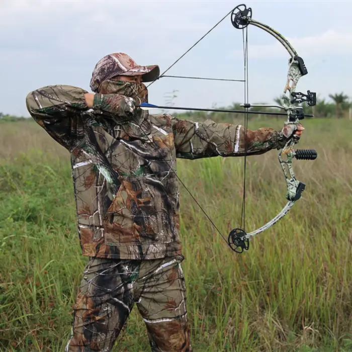 Combinaison pêche été ultra légère anti-moustiques - Veste capuche pantalon camouflage bionique protection solaire
