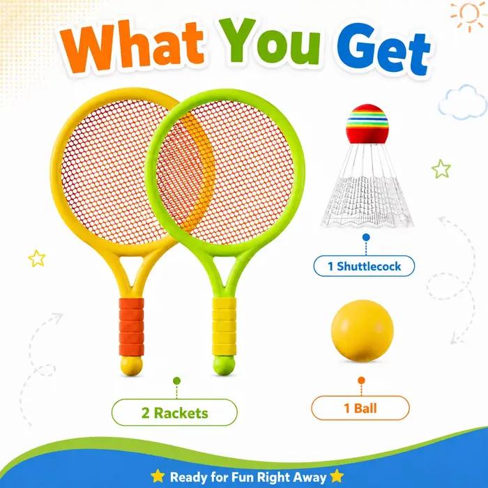 Raquettes badminton portables compétition matériaux durables prise longue durée grip confortable