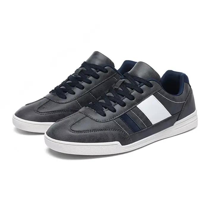 Chaussures de pêche homme à orteils larges en cuir, confortables pour marcher pieds nus, chaussures plates décontractées
