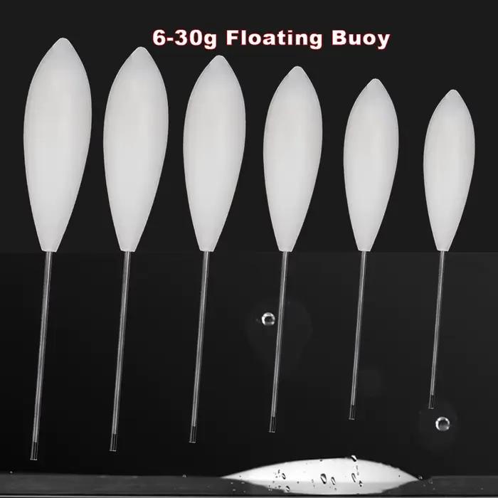Flotteur bombardier acrylique 6g à 30g pour la pêche de la carpe et du black bass,