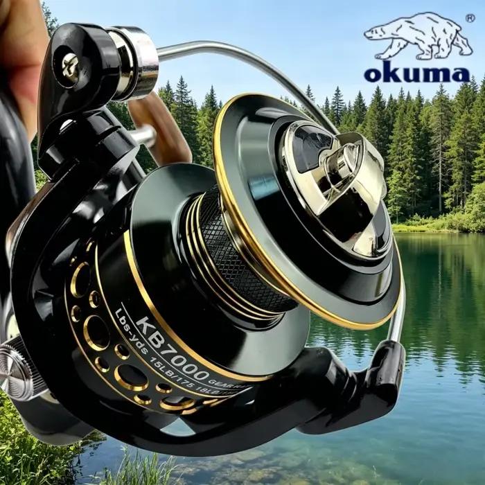 Moulinet spinning Okuma metalultra léger frein 18kg outil pêche 2025