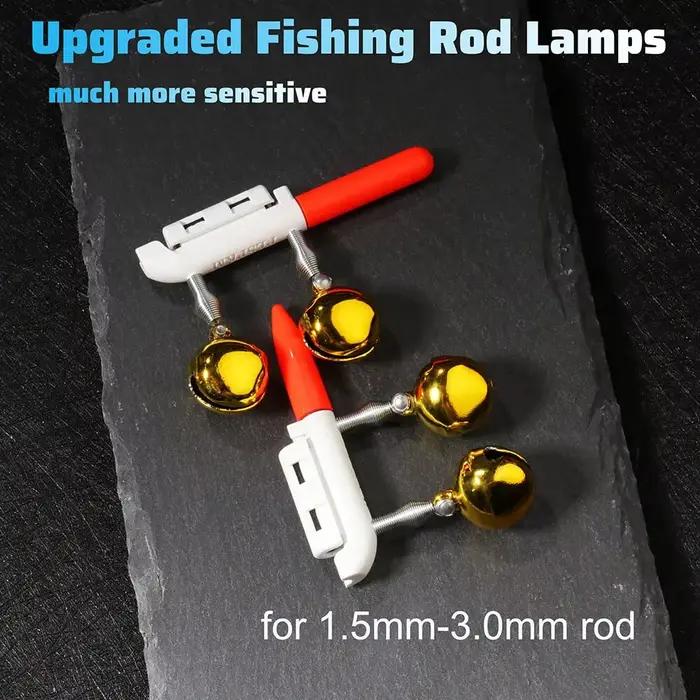 Alarme touches poisson double cloche lumière USB chargeur batterie induction lampe nuit pêche