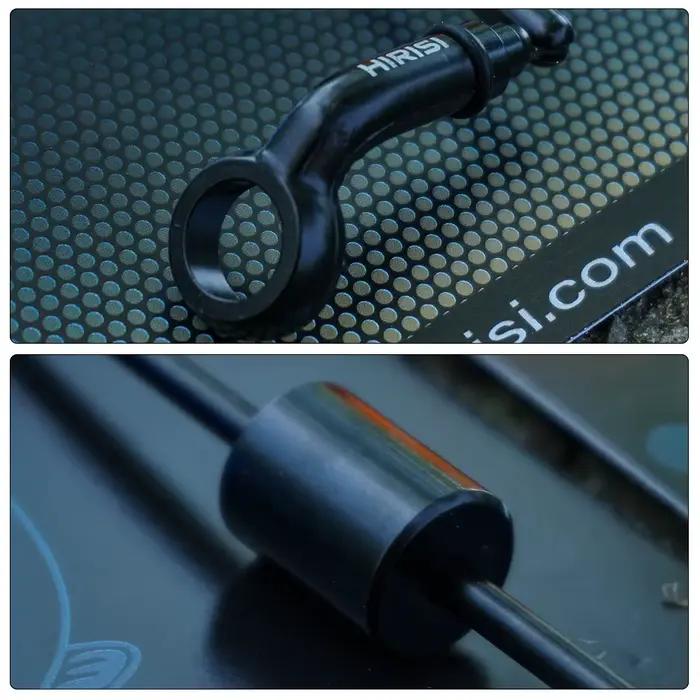 Swinger PTFE Hirisi B2035 avec clip de ligne pour alarmes de pêche à la carpe - Accessoires