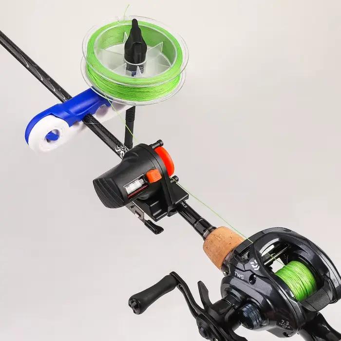 Compteur profondeur ligne pêche 0-999m avec support canne - Outil mesure longueur matériel Pesca