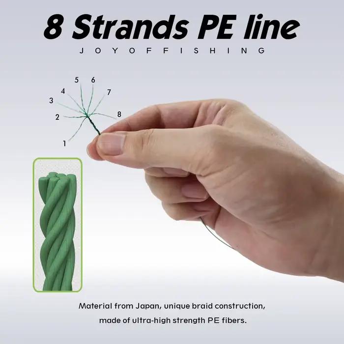 Ligne de pêche SIECHI X8 Strong 300M-1000M 8 brins PE multifilament pour carpe - Haute résistance