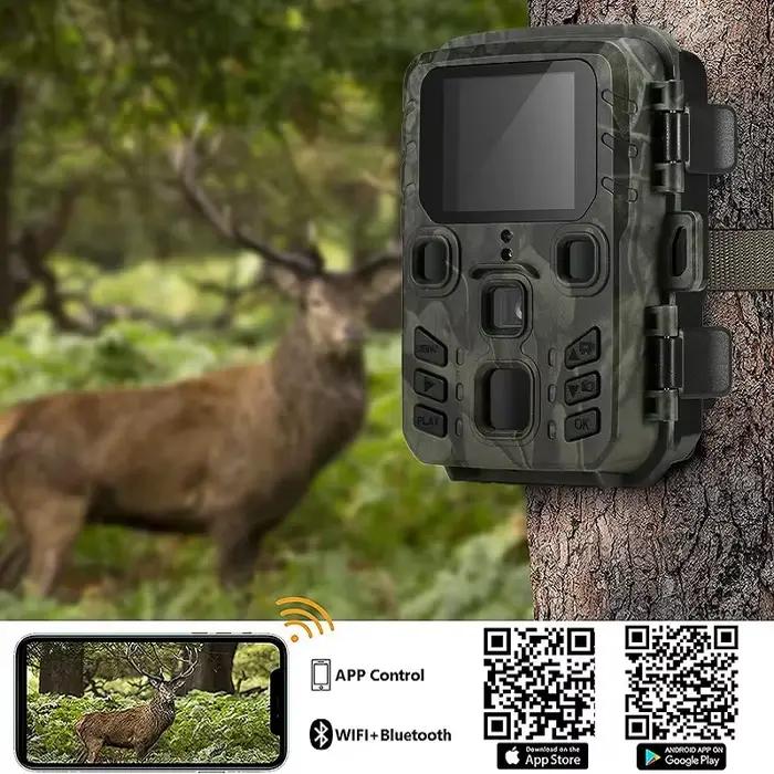 Caméra de chasse Suntekcam 20MP 1080P sans fil - Mini301 étanche IP65 pour wildlife