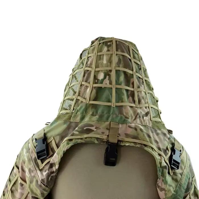 Capuche ghille vipère sniper tactique combat chasse tir veste camouflage forêt manteau pêche affût