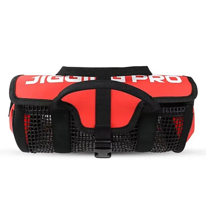 Sac filet pour leurres et appâts PVC grande capacité - rangement hameçons et jigs métalliques