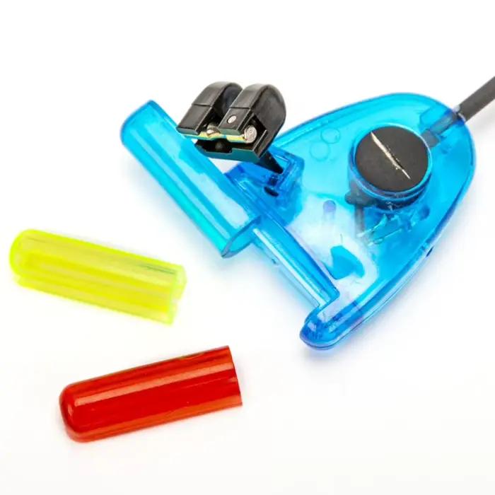 Indicateur de touche pour pêche à la carpe - Swinger avec chaîne en acier et set d'aluminium, alarme de détection morsure