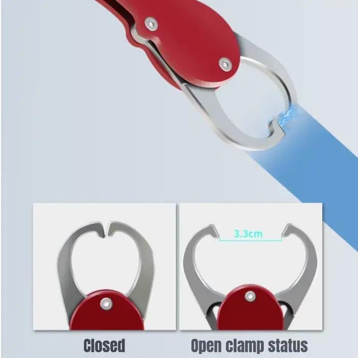 Pinces à lèvres Lloy avec balance - Accessoires pêche grip portable pour saisir et peser