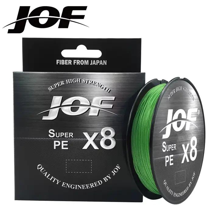 Ligne de pêche PE JOF X8 Multifilament 8 Brins 150 à 500M Résistance 15 à 100LB