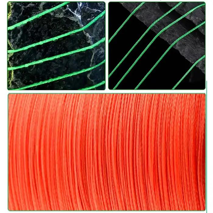 Ligne de pêche carpe JOF 8 brins 500 m multifilament PE résistante 10-120LB pour pêche sportive