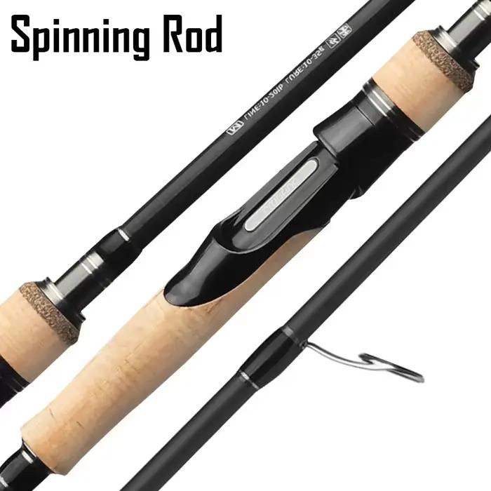 Canne à pêche carbone haute densité 3 brins action ultra rapide pour leurres et carpe puissance 25-30lb