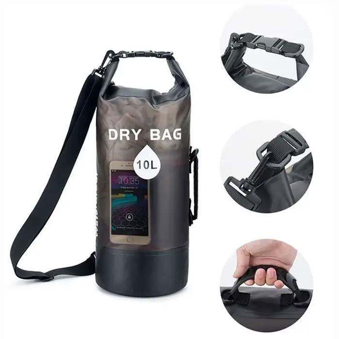 Sac étanche 10L 20L pour natation randonnée rafting kayak pêche - Poche de rangement imperméable XD117Y