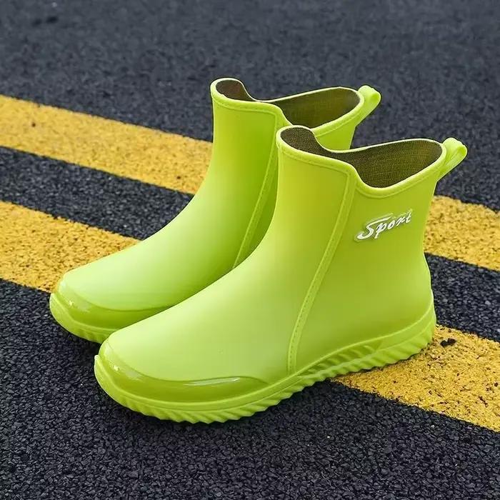 Bottes de pêche homme quatre saisons hautes - Bottes jardin travail imperméables antidérapantes