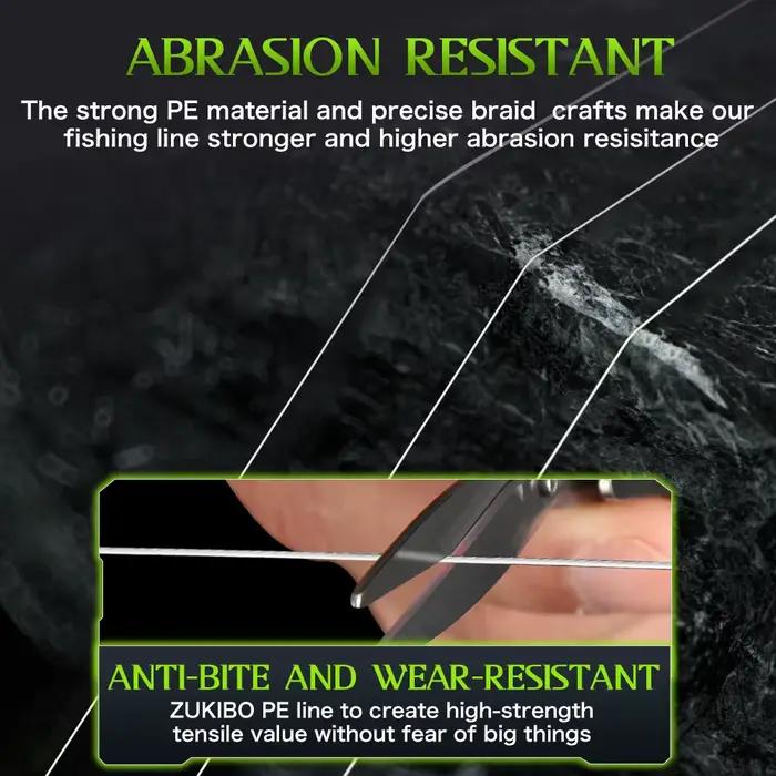 Ligne de pêche ZUKIBO nano tressée laser 100M à 1000M ultra-fine souple forte multifilament carpe