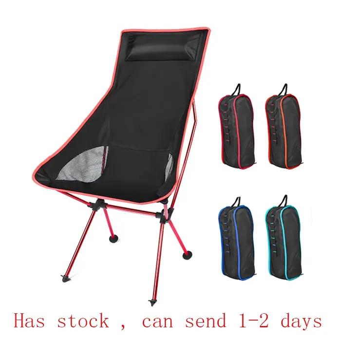 Chaise lune ultralégère pliable portable pour pêche camping jardin et bureau à domicile