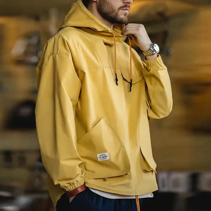 Veste multi-poches Maden outdoor - Parka coupe-vent loose randonnée escalade printemps automne