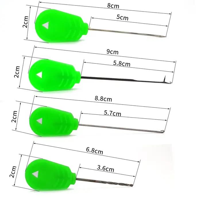 Kit outils Topranc pour montages carpe - Aiguille, perce-appât et accessoires hair rigs professionnels