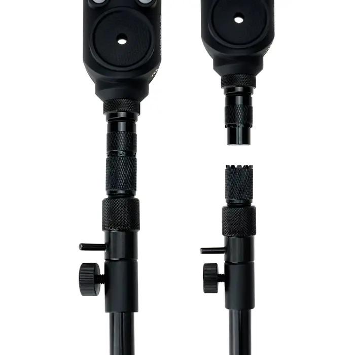 Connecteurs rapides aluminium Hirisi AQ215 - Adaptateurs 2/4 pièces pour alarmes et piquets de berge