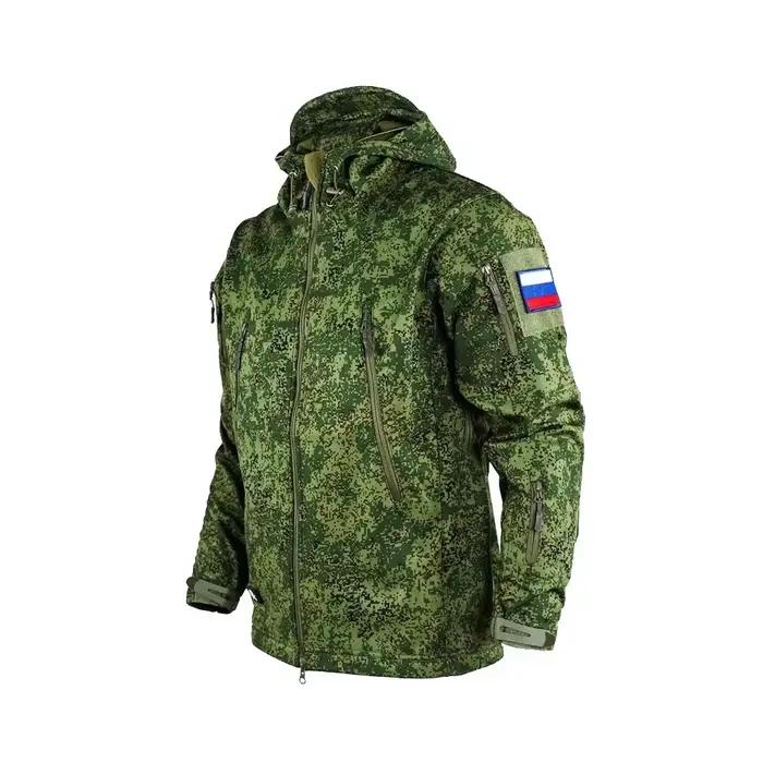 Veste camouflage tactique russe imperméable - Veste softshell homme pêche printemps automne