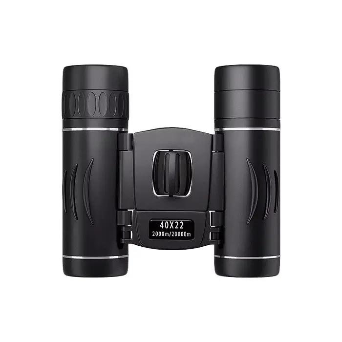 Jumelles compactes 40x22 HD BAK4 FMC pliables pour observation pêche, portée 2000m outdoor