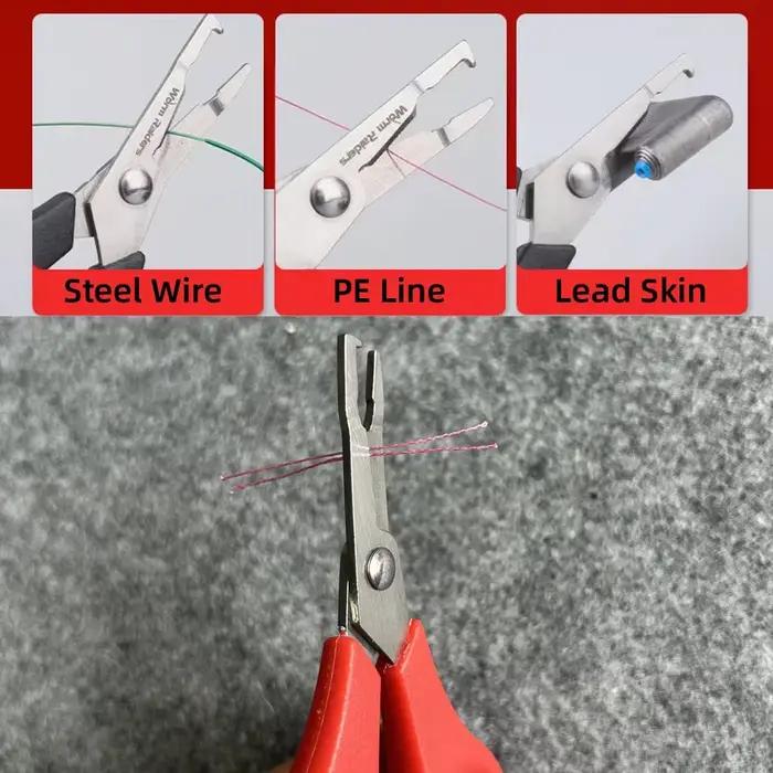 Pince multifonction acier alliage pêche coupe ligne PE extracteur hameçons carpe