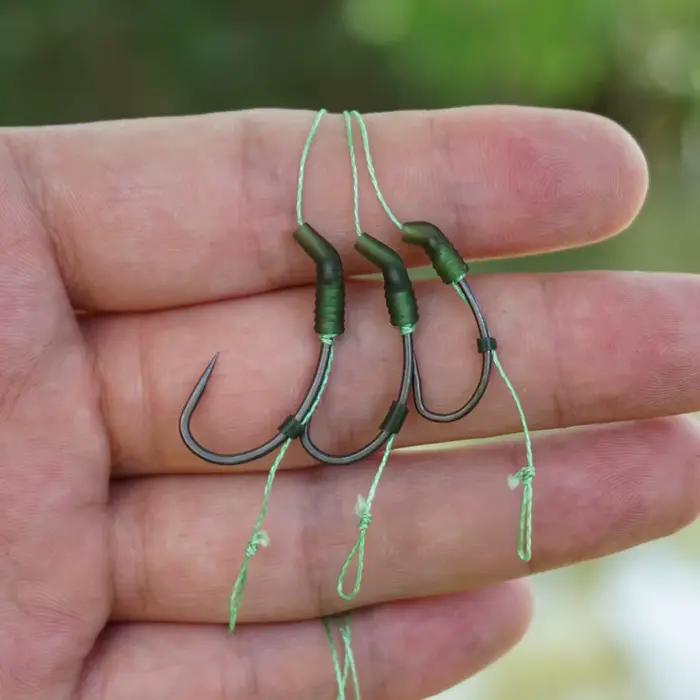 40 manchons anti-emmêlement Hirisi pour pêche à la carpe - Alignement parfait des hameçons et accessoires