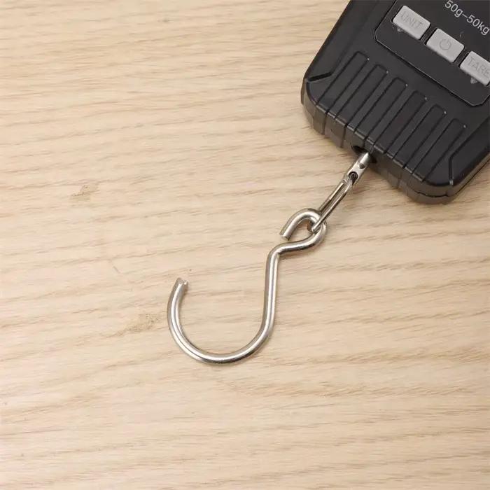 Balance à crochet portable pour pêche - Pèse-poisson électronique précis et léger pour usage domestique
