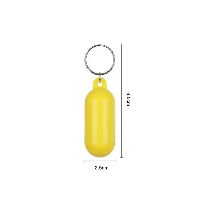 Flotteurs porte-clés jaunes pour kayak 2 pièces - Accessoires anti-perdition pour surf, bateau et paddle