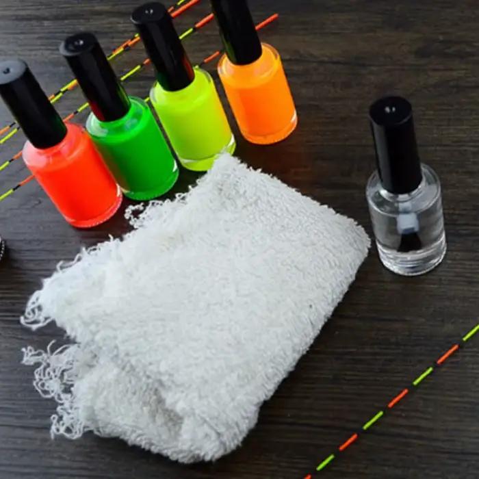Peinture fluorescente pour flotteurs de pêche réparation rapide outil DIY amorce