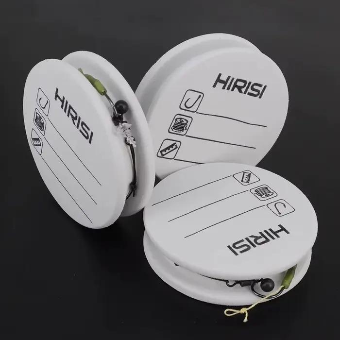 Plateau de rangement Hirisi 10 pièces pour montages carpe avec bobines EVA et porte-leaders