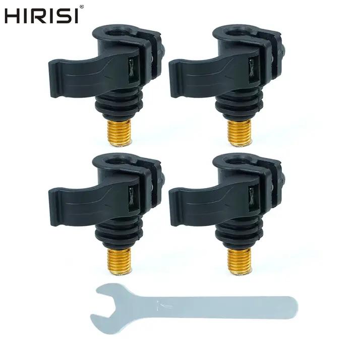 Connecteurs rapide changement 4 pièces AQ212 Hirisi - Adaptateur plastique réglable pour alarmes carpe