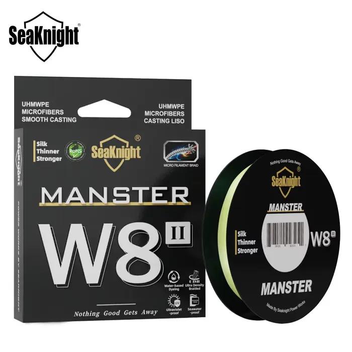 Ligne de pêche tressée SeaKnight W8II 150m, 8 brins résine silicone pour pêche en mer
