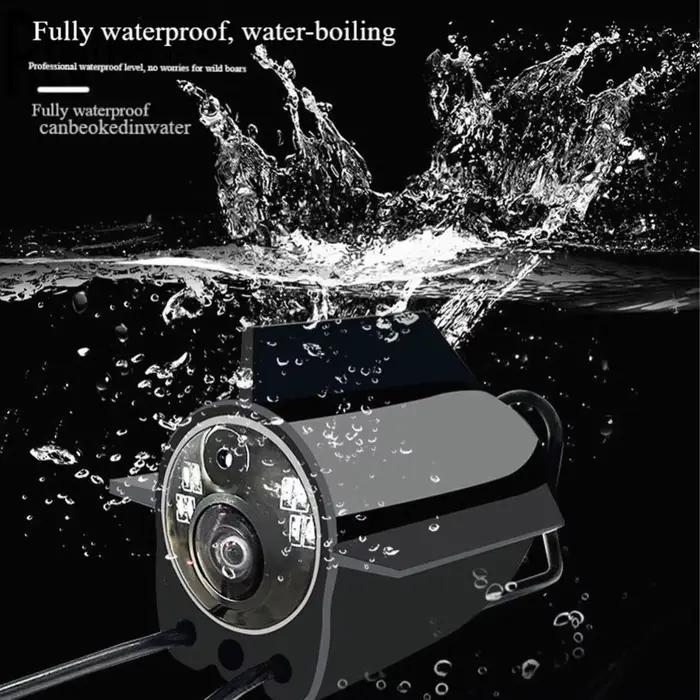 Caméra pêche sous-marine HD 4.3/5 pouces étanche avec vue large 220° pour lac et glace