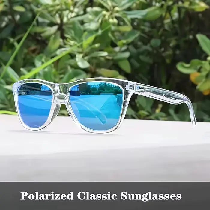 Lunettes de soleil polarisées rétro vision nocturne claire - Modèle unisexe UV400 design premium