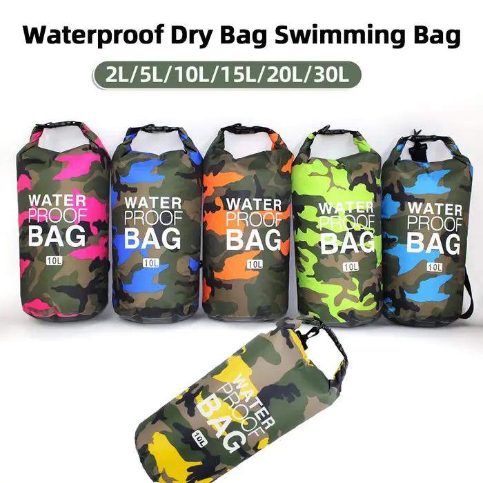 Sac étanche 2L 5L 10L 15L 20L 30L pour femmes hommes sports outdoor natation rafting kayak randonnée